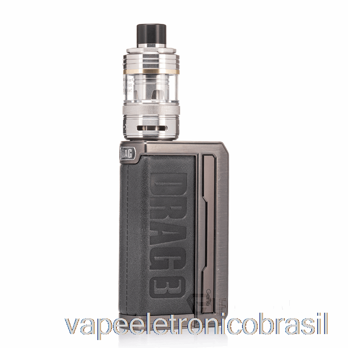 Vape Eletrônico Voopoo Drag 3 177w Starter Kit [tpp-x] Cinza